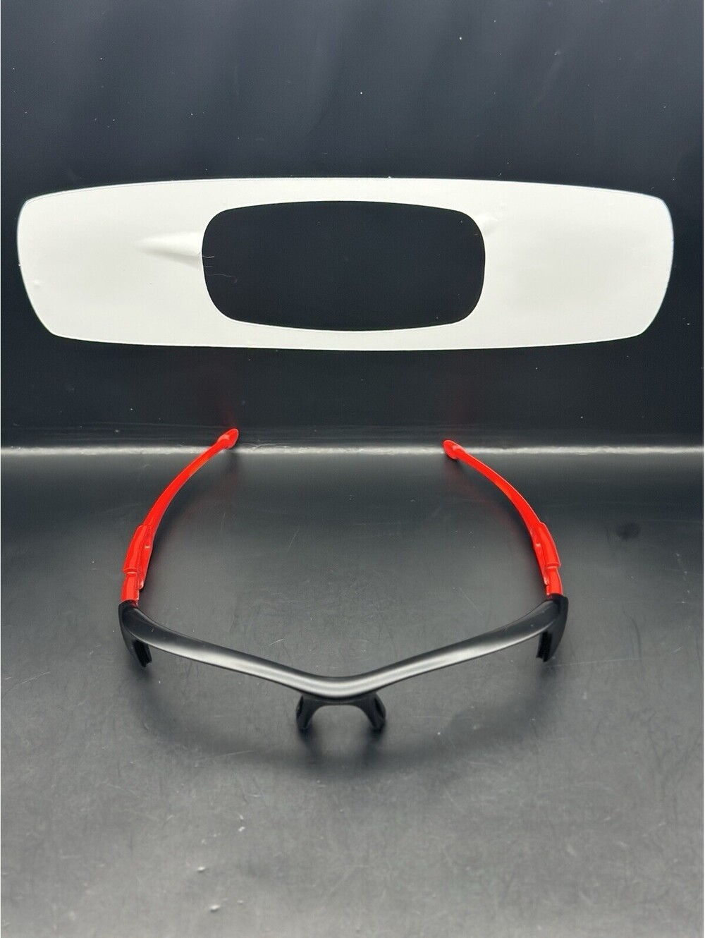Oakley Flak Jacket Matte Black/Polished Red Frame